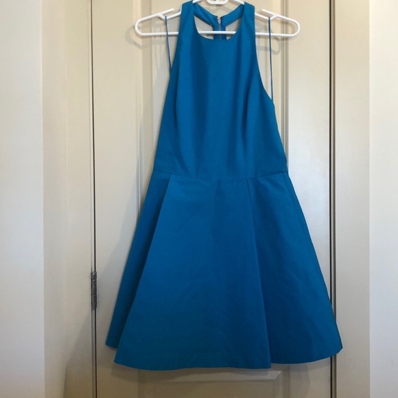 Alice + Olivia teal blue mini dress - Picture 2 of 6